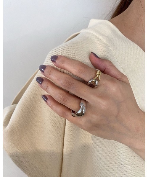 mou 指輪 シックバイカラーリング : ZOZOTOWN Yahoo!店 - 通販 - Yahoo