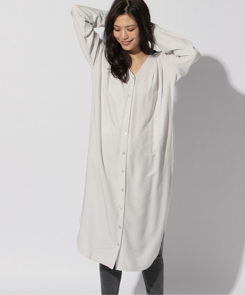 ワンピース 3wayミリタリーシャツワンピース レンチング Tm エコヴェロ Tm 繊維使用 Zozotown Paypayモール店 通販 Paypayモール