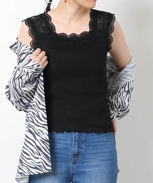 タンクトップ WEGO/2wayレースタンクトップ|ZOZOTOWN PayPayモール店|01