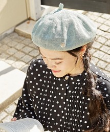 【ETRO】帽子 ベレー帽 ブランドロゴ 無地【送料関税無料】 欧州航路 帽子 ベレー帽 「欧州航路」ペールトーンベレー