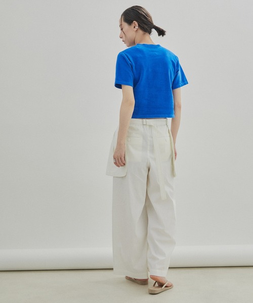SALON adam et ropé コットンナイロンサロンベルト SALON adam et rope' ベルト 「セットアップ対応」コットン