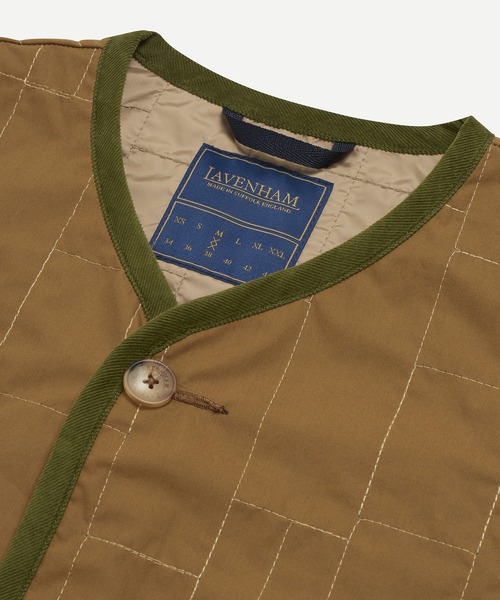 LAVENHAM（ラベンハム） ベスト ジレ UNWADDED GILET MENS