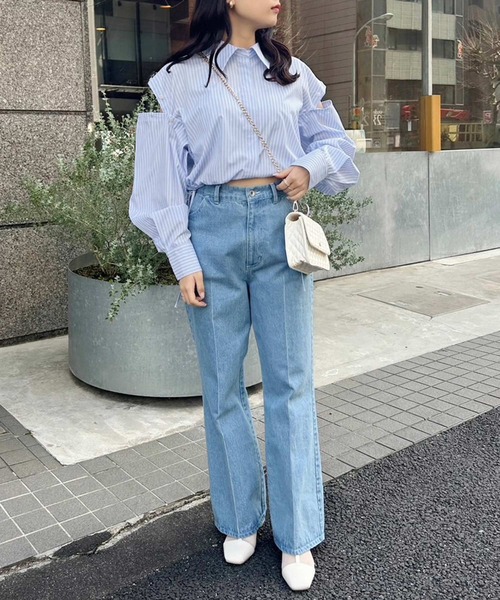 新品未使用　アナスイミニ　肩開きトップス140　紺色 アナスイミニ(ANNA SUI mini)のトップス- 子ども服のナルミヤ