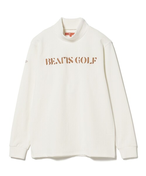 tシャツ Tシャツ BEAMS GOLF ORANGE LABEL / ニットリブ モックネック プルオーバー BEAMS GOLF ORANGE LABEL ニットリブ モックネック