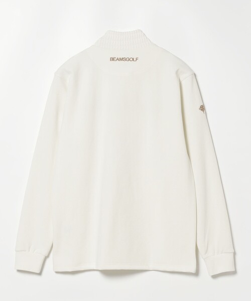 tシャツ Tシャツ BEAMS GOLF ORANGE LABEL / ニットリブ モックネック プルオーバー BEAMS GOLF ORANGE LABEL ニットリブ モックネック