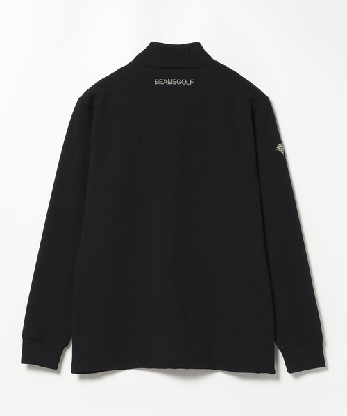 tシャツ Tシャツ BEAMS GOLF ORANGE LABEL / ニットリブ モックネック プルオーバー BEAMS GOLF ORANGE LABEL ニットリブ モックネック