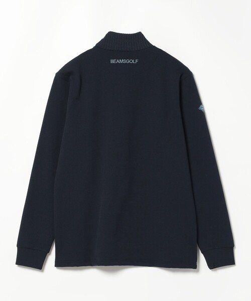 tシャツ Tシャツ BEAMS GOLF ORANGE LABEL / ニットリブ モックネック プルオーバー BEAMS GOLF ORANGE LABEL ニットリブ モックネック