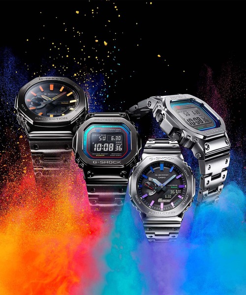 腕時計 G-SHOCK/ジーショック 腕時計 FULL METAL GM-B2100PC-1AJF メンズ レディースの画像
