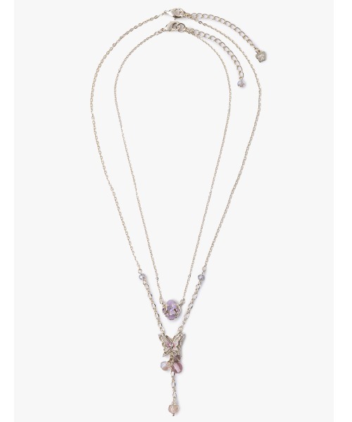 新品未使用　アナスイ　ネックレス　2点セット ANNA SUI ネックレス 蝶 バラモチーフ 2点セットネックレス