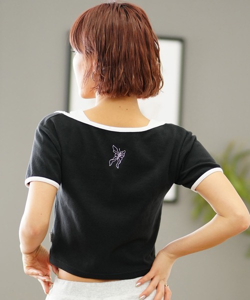 RVCA tシャツ RVCA/ルーカ Tシャツ フロントリボン チビTシャツ