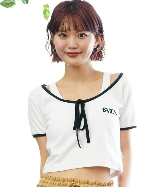 RVCA tシャツ RVCA/ルーカ Tシャツ フロントリボン チビTシャツ