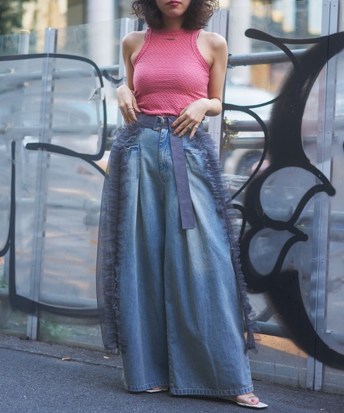 MIDVEIN ジーンズ デニム デニムパンツ Baggy jeans レディース