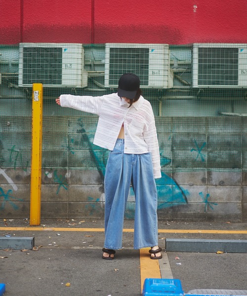 MIDVEIN ジーンズ デニム デニムパンツ Baggy jeans レディース