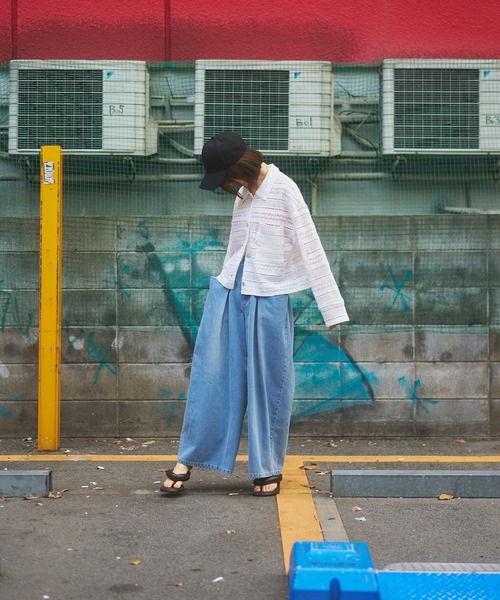 MIDVEIN ジーンズ デニム デニムパンツ Baggy jeans レディース