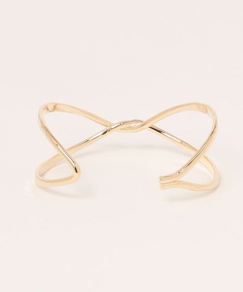 エヴィス　バングル Esime（エシミー） バングル ウェーブ クロス バングル レディース