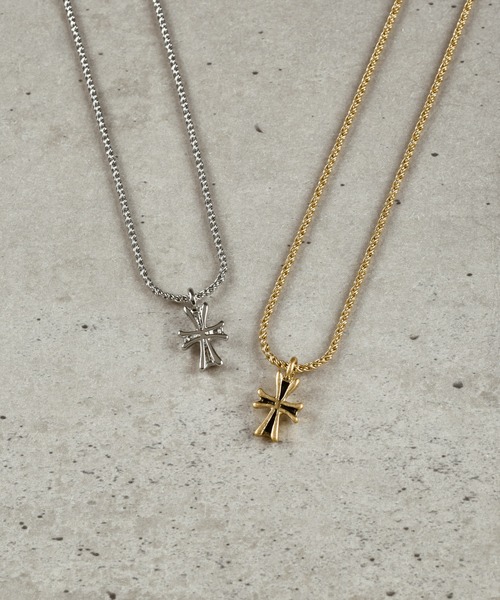 GOLDY（ゴールディ） ネックレス リル クロス × チェーン ネックレス