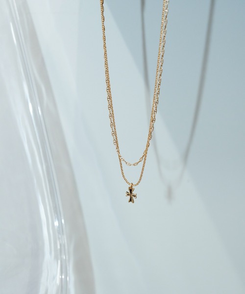 GOLDY（ゴールディ） ネックレス リル クロス × チェーン ネックレス