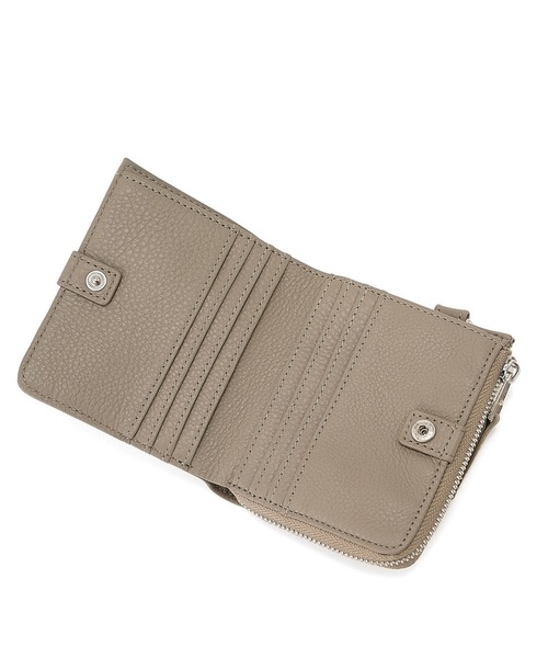 waku 財布 「waku」 カウレザーコンパクトウォレット メンズ