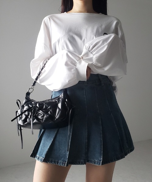 エヴィス　デニムミニスカート26 メイド.イン.イタリー STANDARD WARDROBE デニム ミニスカート【OtonaMuse6月号掲載