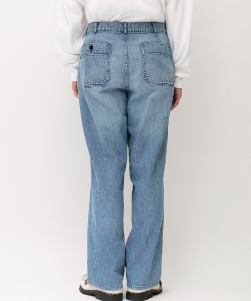 Johnbull（ジョンブル） ワイドパンツ ジーンズ 10オンスデニム