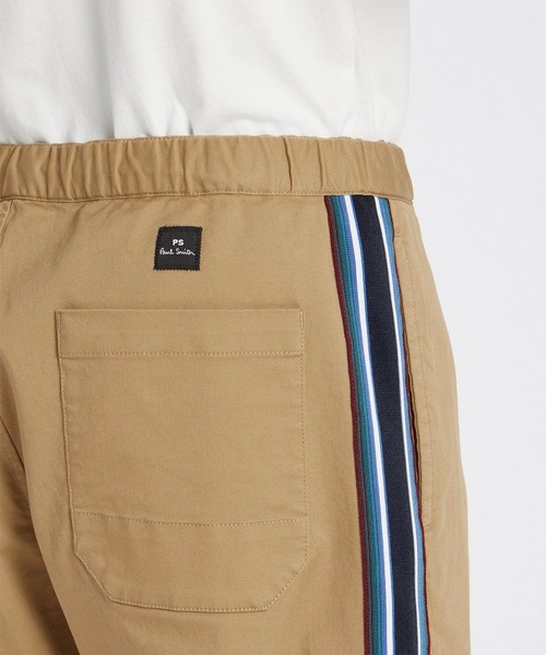 Paul Smith ストライプパンツ XL ウィメンズ シルク シグネチャーストライプ ワイドパンツ