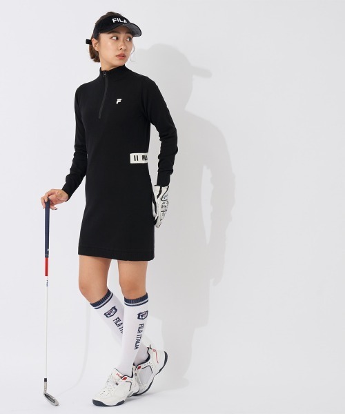 FILA GOLF ワンピース 蓄熱ニットワンピース : ZOZOTOWN Yahoo!店