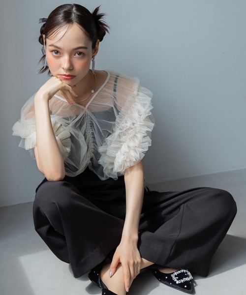 formformaオリジナル　オールインワン×2wayチュールボレロドレス web限定】【小柄さん向けサイズ有】[formformaオリジナル