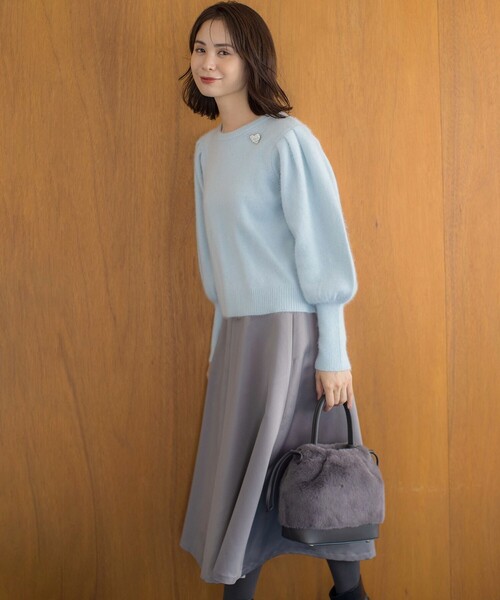 BURBERRY BLUE LABEL◇ショルダーバッグ/牛革/BRW/無地/ZA438-946-50