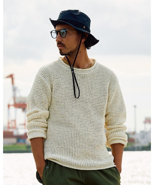 WCJ ニット wjk セーター ニット GIMA roll crew knit メンズ : ZOZOTOWN