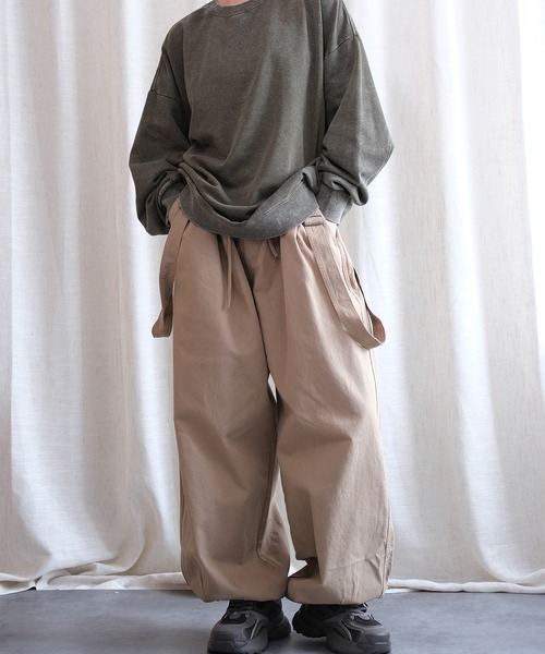 カーゴパンツ HOOK -select- 2WAYミリタリーサスペンダー付き