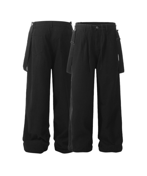 カーゴパンツ HOOK -select- 2WAYミリタリーサスペンダー付き