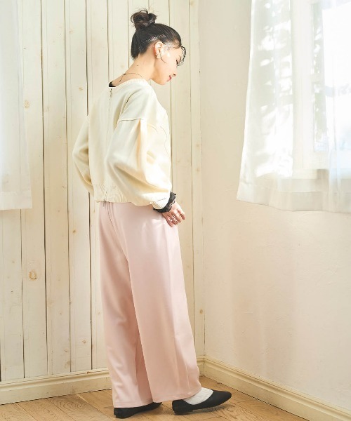 mil パンツ 「5サイズ展開」美シルエットカーブパンツ