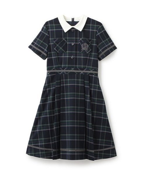 pom ponette junior（ポンポネット ジュニア） ワンピース *半袖衿付き 