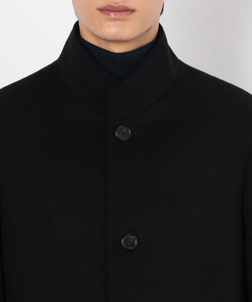コムサメン　スタンドカラーコート　Mサイズ trim_fce_item634cbf657a1dc.jpg