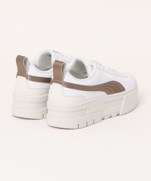PUMA スニーカー プーマ W MAYZE GLOW-UP メイズ 398384 01WHT/V