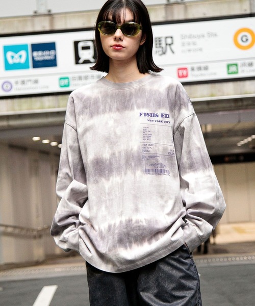 【時間限定値下げ】新品タグ付きLフィッシュエディロングスリーブTシャツ FISHS EDDY tシャツ 「Fishs Eddy(フィッシュエディ)」ロング