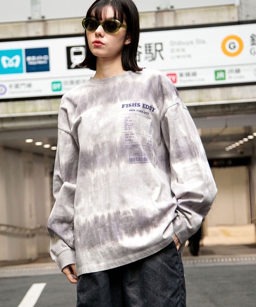 【時間限定値下げ】新品タグ付きMフィッシュエディロングスリーブTシャツ niko and ｜【Fishs Eddy(フィッシュエディ)】ロングスリーブ