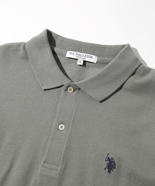 [U.S. POLO ASSN.] рубашка-поло с коротким рукавом L темно-синий женский 
