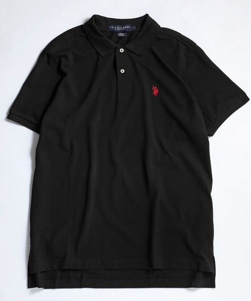 [U.S. POLO ASSN.] рубашка-поло с коротким рукавом L темно-синий женский 
