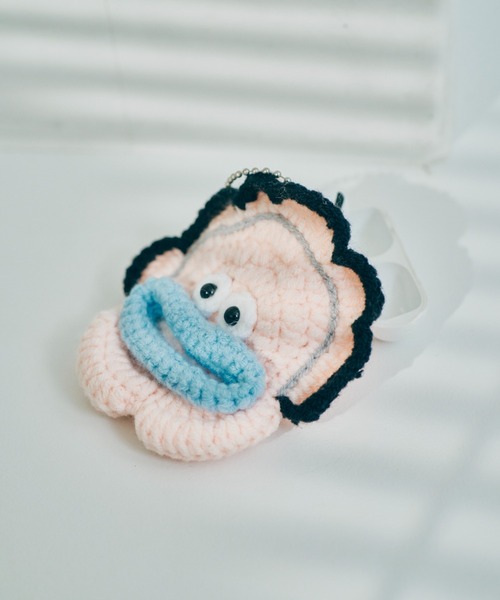 ポーチ 「macaroni edge/マカロニエッジ」毛糸のマスコット 牡蠣ポーチ レディース メンズ | macaroni edge | 11