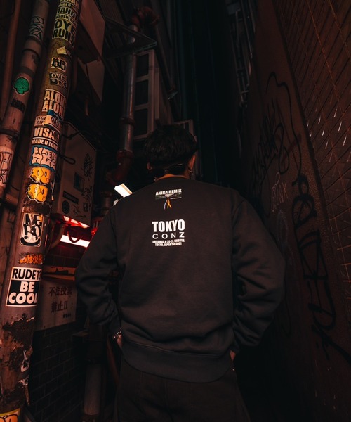 nana-nana トレーナー スウェット AKIRA REMIX × Crew Neck B