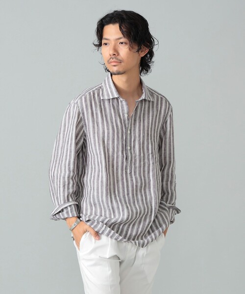 【美品】Brilla per il gusto リネンプルオーバーシャツ S Brilla per il gusto＞リネンプルオーバーシャツ｜ビームス 立川