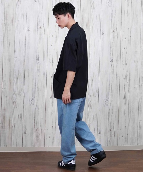 THE NORTH FACE ナイロン製半袖シャツ 黒 Mサイズ THE NORTH FACE シャツ FACE/ザ・ノース・フェイス S/S UTILITY