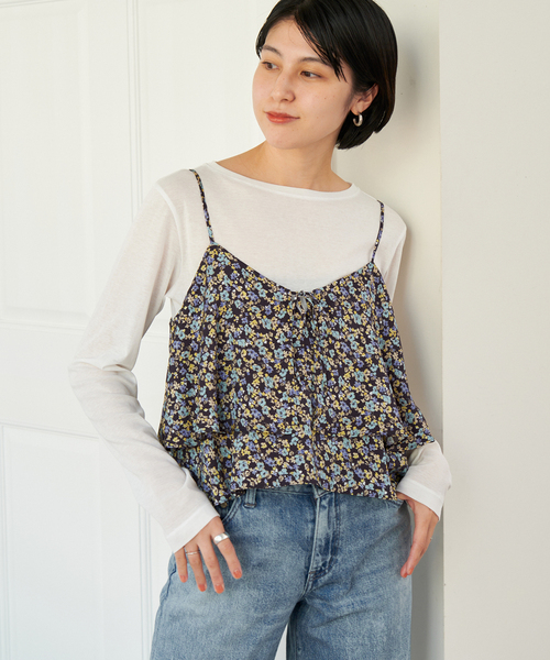 Spick＆Span キャミソール TICCA / ティッカ 別注2WAYフラワー