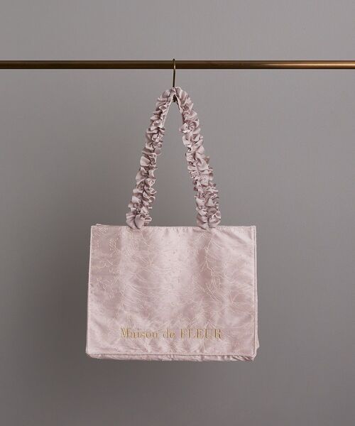 Maison de FLEUR（メゾンドフルール） トートバッグ レースフリル
