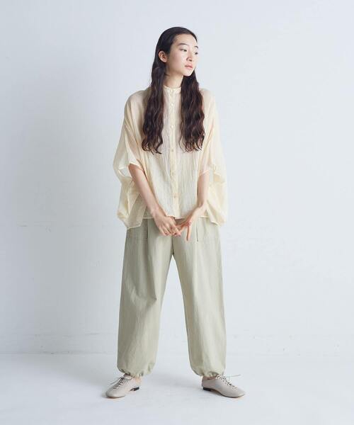 conges payes ADIEU TRISTESSE パンツ コットンリネンイージー