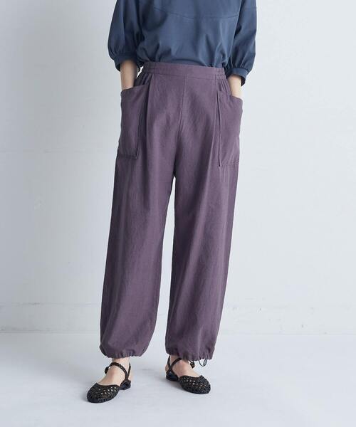 conges payes ADIEU TRISTESSE パンツ コットンリネンイージー