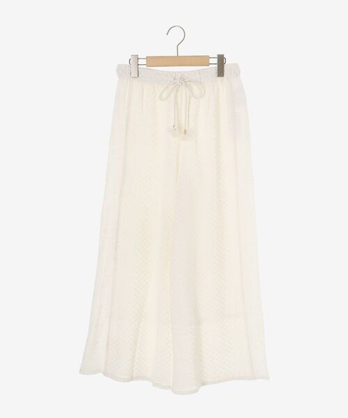 le.coeur blanc パンツ Fanakaミックスレースパンツ レディース
