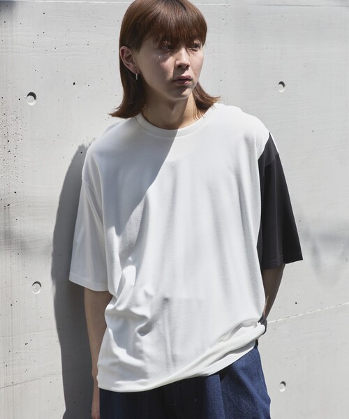 Firsthand（ファーストハンド） tシャツ 機能性素材 ポンチ切り替えT