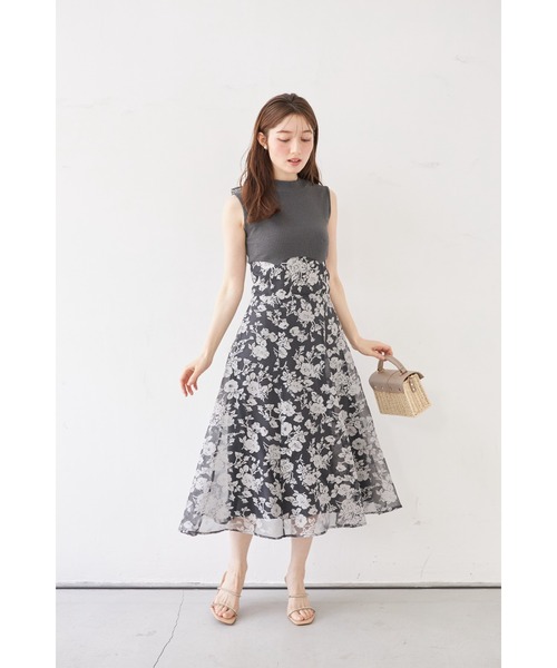 tocco closet ワンピース 「ZOZO限定」バックリボンシアー